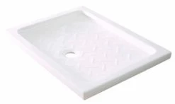 Receveur Fin Meri 80/100 Blanc Grès<