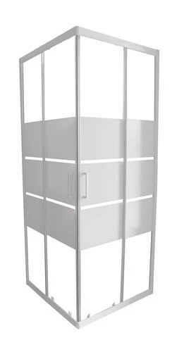 Paroi De Douche Accès D’angle Coulissant Missi 4mm 90cm Blanc - Prix Net Livré Chez Vous - 3 Paroi De Douche Accès D’angle Coulissant Missi 4mm 90cm Blanc - Prix Net Livré Chez Vous -