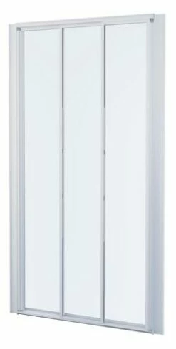 Paroi De Douche Coulissante Missi 4mm 90cm Blanc - Prix Net Livré Chez Vous -