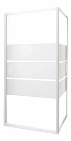 Paroi De Douche Fixe Missi 4mm 90 Cm Blanc