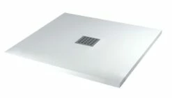 Receveur Résine Blanc Nola 90 X 90 Cm H4cm - Prix Net Livré Chez Vous -