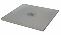 Receveur Résine Gris Nola 90 X 90 Cm H4cm - Prix Net Livré Chez Vous -