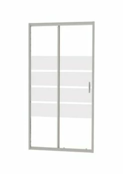 Paroi De Douche Coulissante Lucy 5mm 100 Cm Alu - Prix Net Livré Chez Vous -