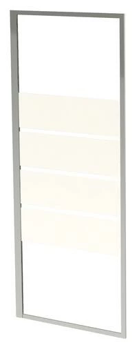 Paroi De Douche Fixe Lucy 5mm 80 Cm Alu - Prix Net Livré Chez Vous -