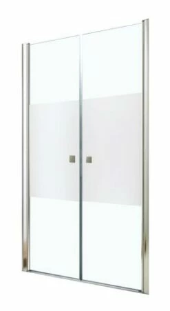 Paroi De Douche Porte Saloon FRISCO 6mm 90 Cm Chromé - Prix Net Livré Chez Vous -