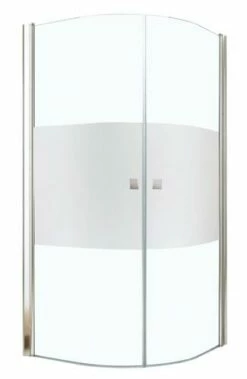 Paroi De Douche Angle Pivotante Rond 1/4 FRISCO 6mm 90 Cm Chromé - Prix Net Livré Chez Vous -