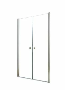 Paroi De Douche Porte Saloon FRISCO 6mm 90 X 90 Cm Chromé - Prix Net Livré Chez Vous -