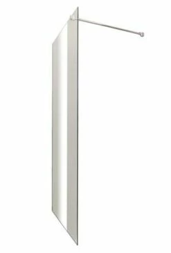 Paroi De Douche Fixe Italienne 8mm Mirroir 90 Cm Chromé - Prix Net Livré Chez Vous -