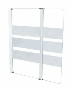 Pare Baignoire 2 Volet Missi Verre 4 Mm