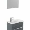 Lave Mains NINO Gris Largeur 44cm à Suspendre< 1 Lave Mains NINO Gris Largeur 44cm à Suspendre< -Accueil Salle De Bain Vente aqua211a