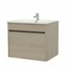 Meuble Lavabo MAPLE Bois Olmo Largeur 80cm à Suspendre - Prix Net Livré Chez Vous - 1 Meuble Lavabo MAPLE Bois Olmo Largeur 80cm à Suspendre - Prix Net Livré Chez Vous - -Accueil Salle De Bain Vente aqua275a
