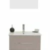 Meuble Lavabo TANATH Taupe Largeur 60cm à Suspendre - Prix Net Livré Chez Vous - 1 Meuble Lavabo TANATH Taupe Largeur 60cm à Suspendre - Prix Net Livré Chez Vous - -Accueil Salle De Bain Vente aqua320a
