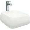 Vasque ETY Blanc Largeur 41x41cm En Céramique< 1 Vasque ETY Blanc Largeur 41x41cm En Céramique< -Accueil Salle De Bain Vente aqua364a