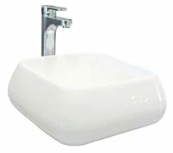 Vasque ETY Blanc Largeur 41x41cm En Céramique<