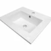 Vasque KIO Blanc Largeur Cm En Céramique à Encastrer< 2 Vasque KIO Blanc Largeur Cm En Céramique à Encastrer< -Accueil Salle De Bain Vente aqua369a