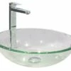 Vasque MITRA En Verre Transparent Ø42x14 à Poser< 2 Vasque MITRA En Verre Transparent Ø42x14 à Poser< -Accueil Salle De Bain Vente aqua370a