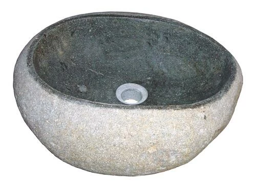 Vasque RIVA Ø30x16 Pierre Naturelle à Poser 3 Vasque RIVA Ø30x16 Pierre Naturelle à Poser