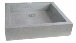 Vasque TIMBRE Gris Ciment 60x40cm à Poser