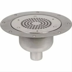 Siphon De Sol Inox Pour Sols Souples 100x100 ACO