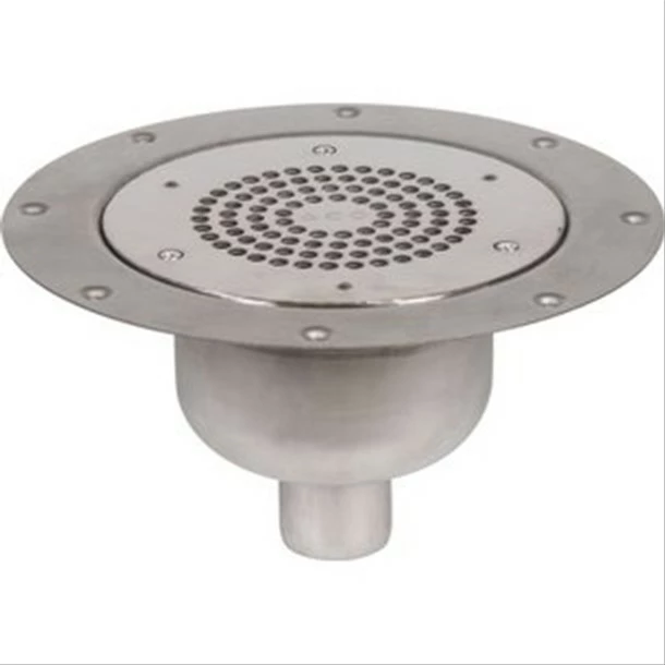 Siphon De Sol Inox Pour Sols Souples 100x100 ACO 3 Siphon De Sol Inox Pour Sols Souples 100x100 ACO