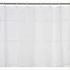 Rideau De Douche Textile Uni Blanc 120x200 -Accueil Salle De Bain Vente d149716a