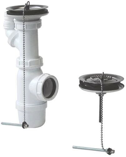 Ensemble En Plastique Blanc Pour évier Grès Orifice ø 60 Mm 3 Ensemble En Plastique Blanc Pour évier Grès Orifice ø 60 Mm