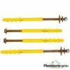 Cheville Fixation Chauffe-eau Pour Plaque Plâtre+polystyrène Ø12X240 Vendues Par 4
