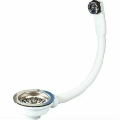 Bonde à Panier Avec Trop Plein, Plateau Chromé ø 114