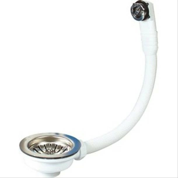 Bonde à Panier Avec Trop Plein, Plateau Chromé ø 114 3 Bonde à Panier Avec Trop Plein, Plateau Chromé ø 114