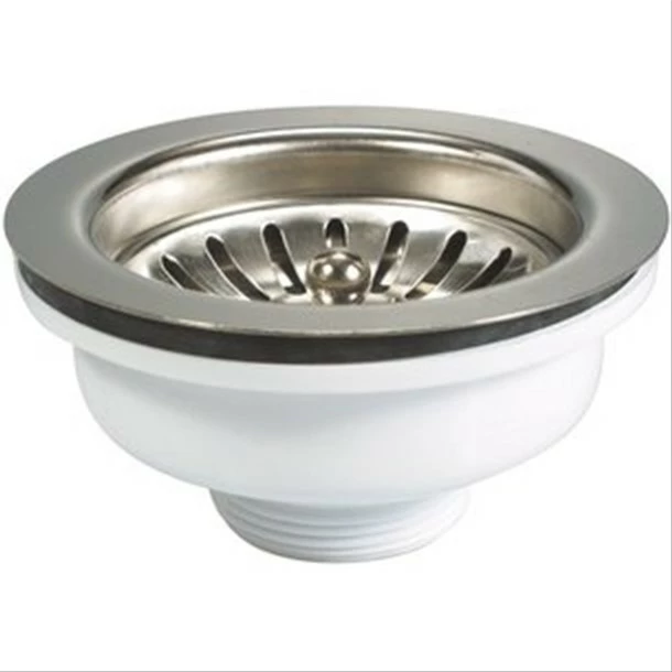 Bonde à Panier Sans Trop Plein, Plateau Chromé ø 114 3 Bonde à Panier Sans Trop Plein, Plateau Chromé ø 114