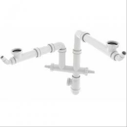 Tubulure Universelle ’’Connectic’’ 2 Bacs Avec Siphon Valentin 3 Tubulure Universelle ’’Connectic’’ 2 Bacs Avec Siphon Valentin