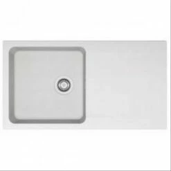 Evier Synthèse Orion Tectonite à Encastrer 1 Cuve + 1 égouttoir FRANKE Gris Titanium