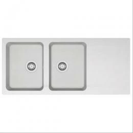 Evier Synthèse Orion Tectonite à Encastrer 2 Cuves + 1 égouttoir FRANKE Carbone 3 Evier Synthèse Orion Tectonite à Encastrer 2 Cuves + 1 égouttoir FRANKE Carbone