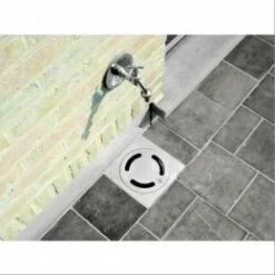 Siphon Inoxydable à Cloche Netsol ACO Vertical 100x100mm H=47mm