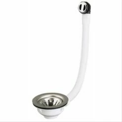 Bonde évier à Panier Manuel Ø114mm Avec Trop Plein Valentin