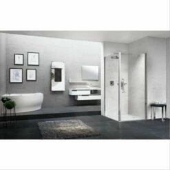 Paroi De Douche Fixe Réversible Young 2.0 Novellini 78 à 79cm