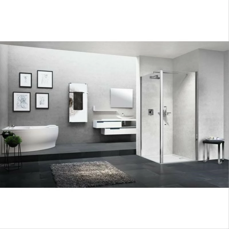 Paroi De Douche Fixe Réversible Young 2.0 Novellini 78 à 79cm 3 Paroi De Douche Fixe Réversible Young 2.0 Novellini 78 à 79cm