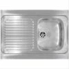 Evier Inox à Poser 1 Cuve & 1 égouttoir FRANKE 600x800mm 2 Evier Inox à Poser 1 Cuve & 1 égouttoir FRANKE 600x800mm -Accueil Salle De Bain Vente f711829a
