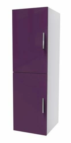 Colonne à Suspendre LOVA Aubergine Laqué 30cm