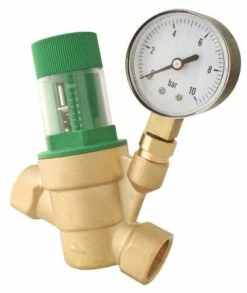 Réducteur De Pression à Membrane Avec Manomètre FF 20/27 - Pronorm