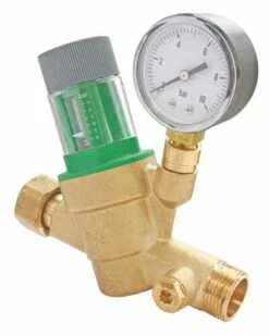 Régulateur De Pression à Membrane EM20/27 Avec Clapet Anti-pollution Et Manomètre-Pronorm