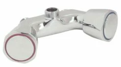 Robinet Mélangeur De Douche Chrome - Entraxe 110mm