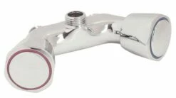 Robinet Mélangeur De Douche Chrome - Entraxe 120mm