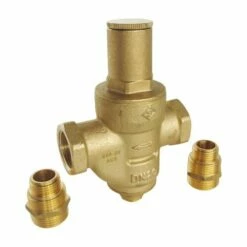 Réducteur De Pression FF 20/27 + 2 Raccords Multifiletés MM 15/21 Ou 20/27