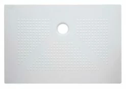 Receveur De Douche Céramique Ultra-plat 3,5 Cm Blanc 80x120cm