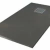 Receveur De Douche Résine De Synthèse Mina Gris Anthracite 70x180 - Elmer -Accueil Salle De Bain Vente s201010509a