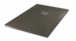 Receveur De Douche Résine De Synthèse Mina Gris Anthracite 90x100 - Elmer