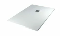 Receveur De Douche Résine De Synthèse Mina Blanc 100x120 - Elmer