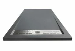 Receveur De Douche Résine De Synthèse Kori Gris Anthracite 90x140 - Elmer