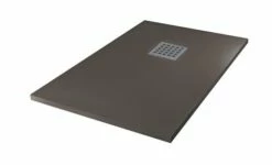 Receveur De Douche Résine De Synthèse Mina Gris Anthracite 70x100 - Elmer